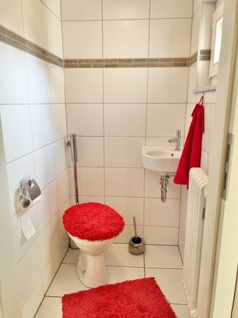 WC auf halber Treppe