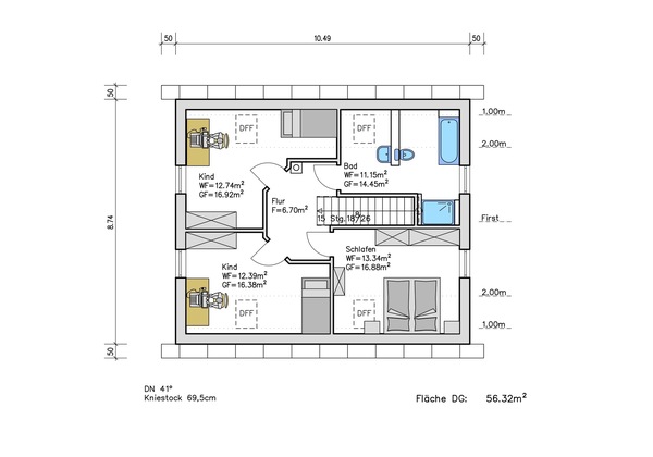 EFH Grundriss DG