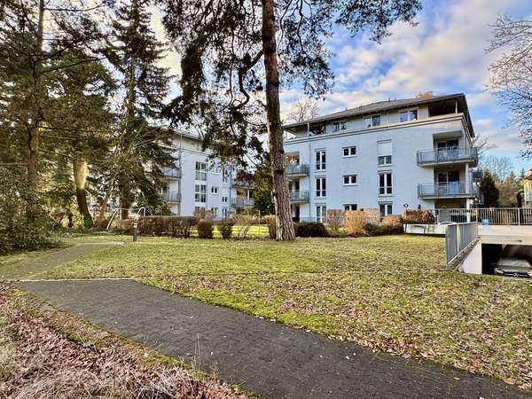 Rückansicht der Wohnhäuser