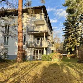 Blick auf den eigenen Gartenanteil