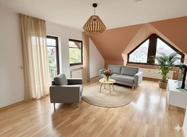 Wohn-/Esszimmer-Einrichtungsbeispiel