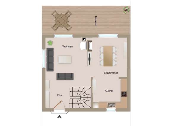 Grundriss Ergeschoss