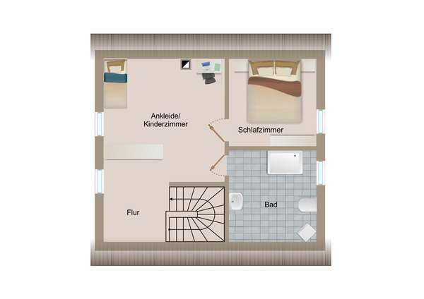 Grundriss Dachgeschoss