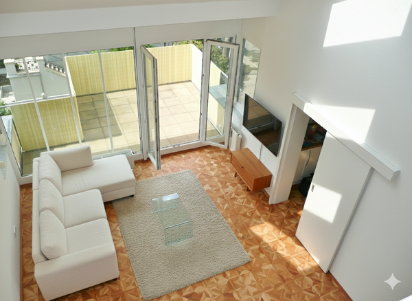 Beispielmöblierung Wohnbereich