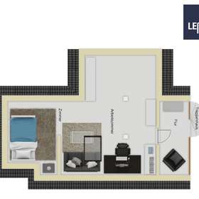 Einzelgrundriss Spitzboden