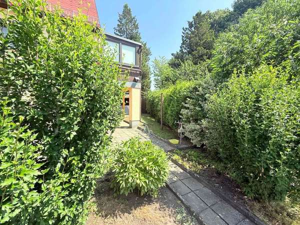 Blick zum Wintergarten