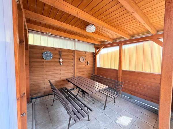 Überdachte Terrasse