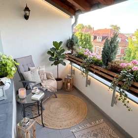 Balkon-Einrichtungsbeispiel