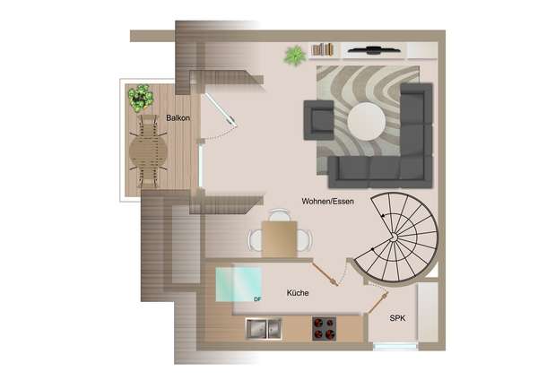 Grundriss Dachgeschoss
