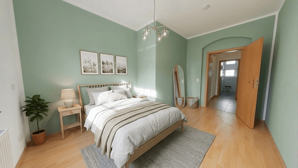 Schlafzimmer-Einrichtungsbeispiel